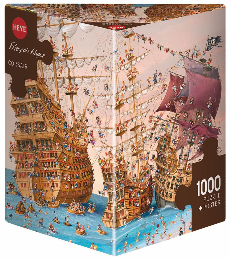 Puzzle triangolare 1000 pezzi - Korsar, Ruyer Immagine del prodotto 