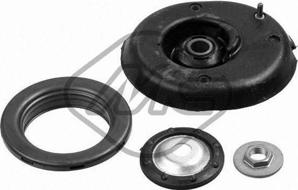 Metalcaucho 5876 Reparatursatz, Federbein-Domlager OE 503196 kompatibel mit 1007, C3, C2