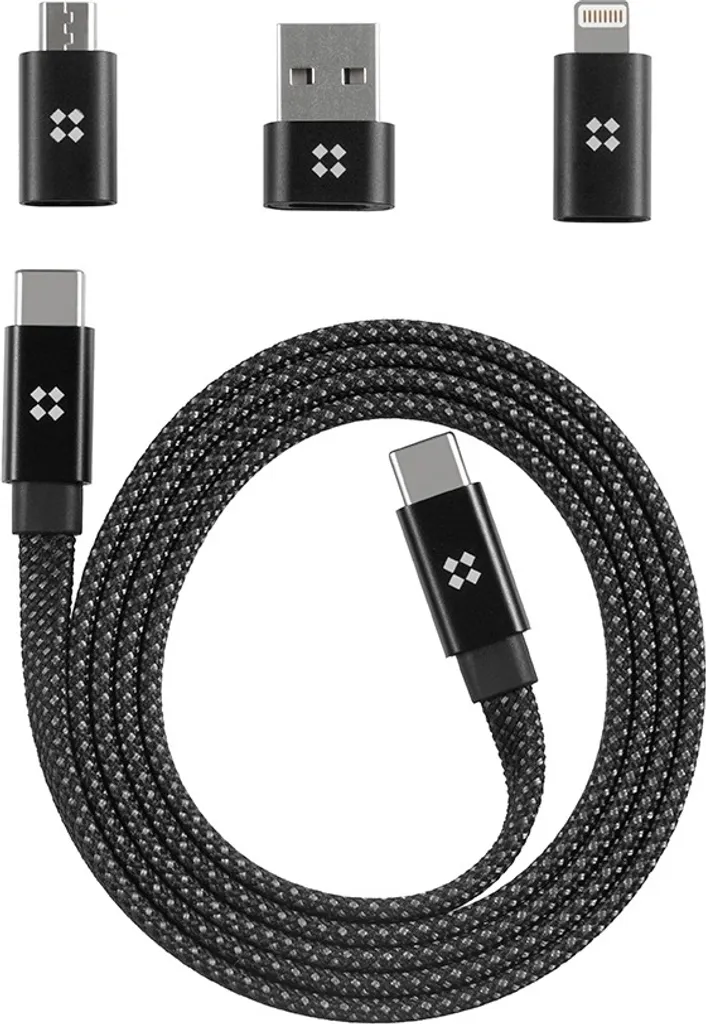 Câble Magnétique Edizard 240W Durable - Charge Rapide 1m en Nylon