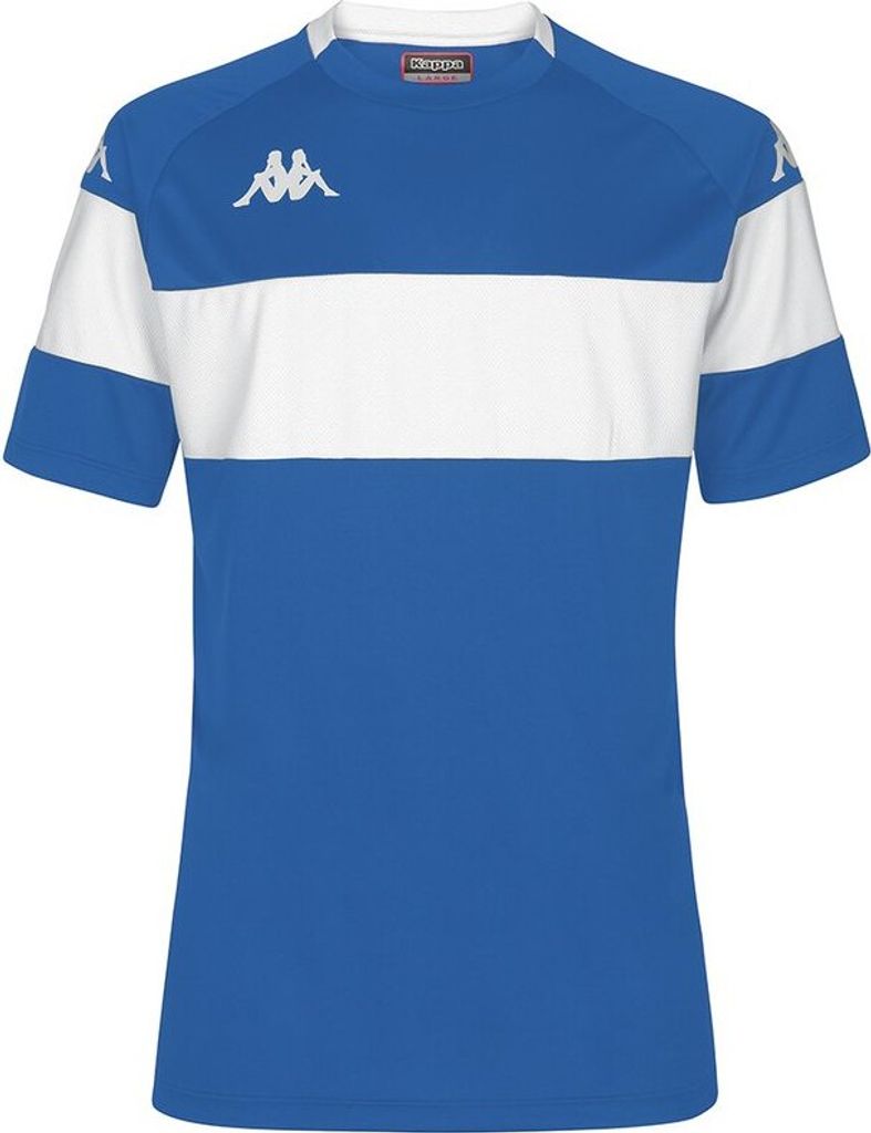 Kappa Dareto Kurzarm-t-shirt Blau L Mann Blau L