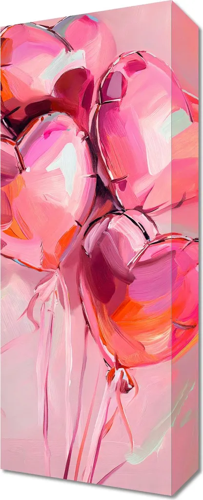 Quadro 20x50 cm Amore nell'aria | Stampa su Tela Canvas per Interni