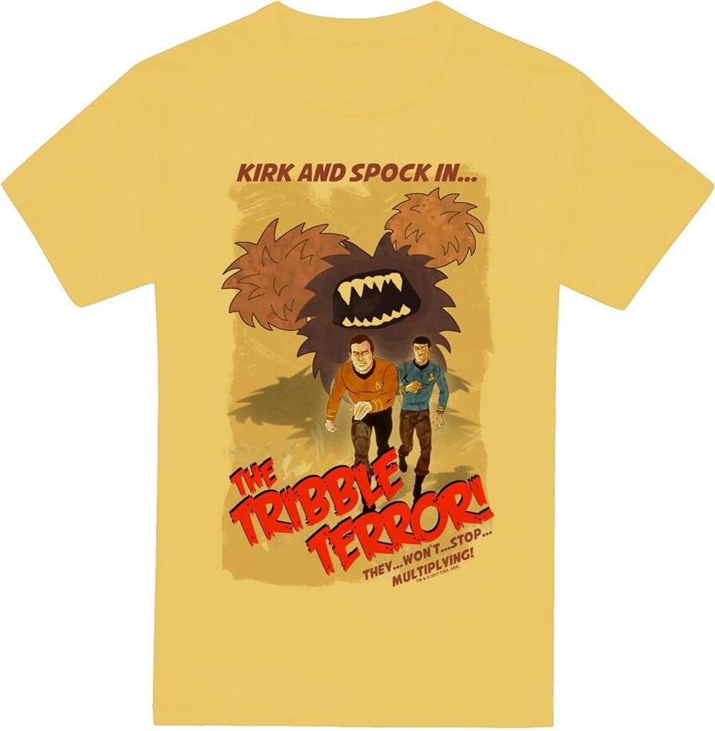 Star Trek - "Tribble Threat" T-Shirt für Herren TV14873 (S) (Bananengelb)