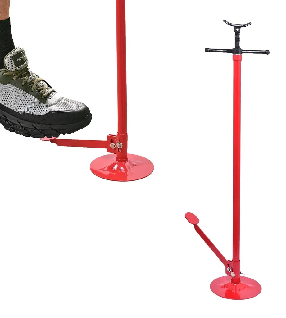 Vérin de fosse réglable 133-200cm à pédale 750kg avec structure en acier