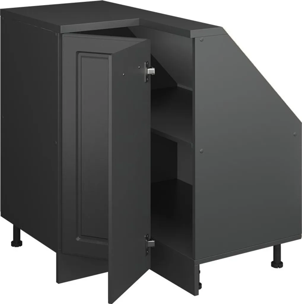 Optimisation comble : Meuble bas sous pente Rion anthracite 75.6cm