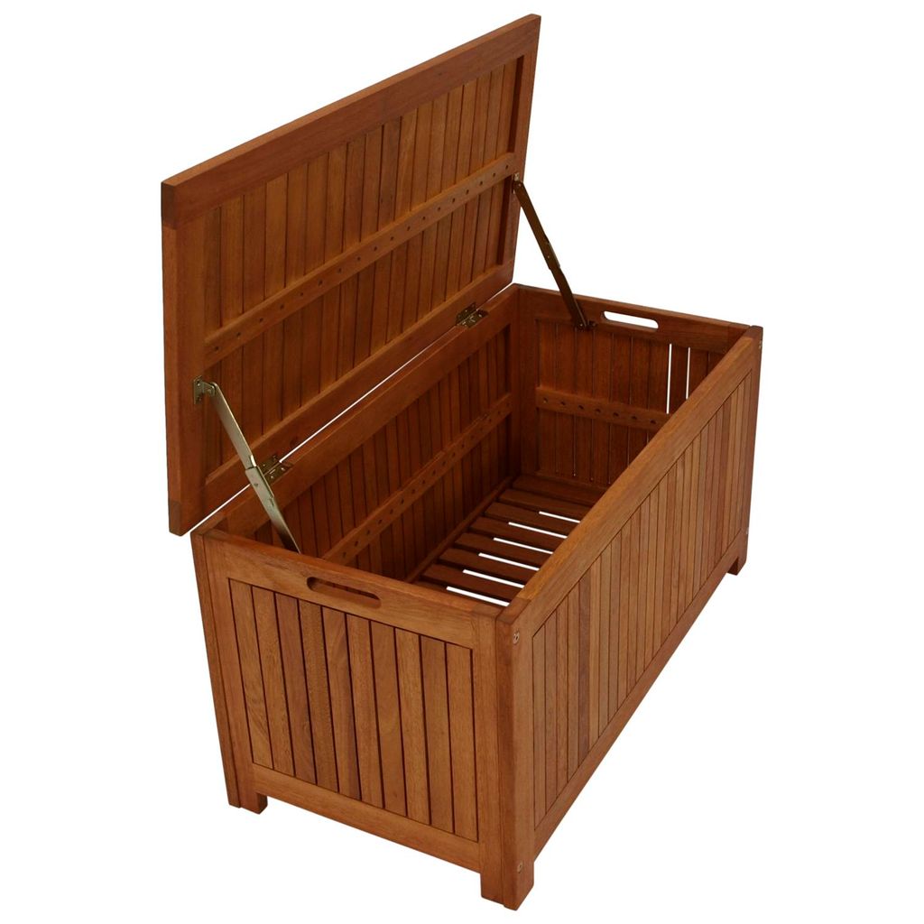 DEGAMO Auflagenbox Kissenbox Gartentruhe PORTO 90x45x45cm