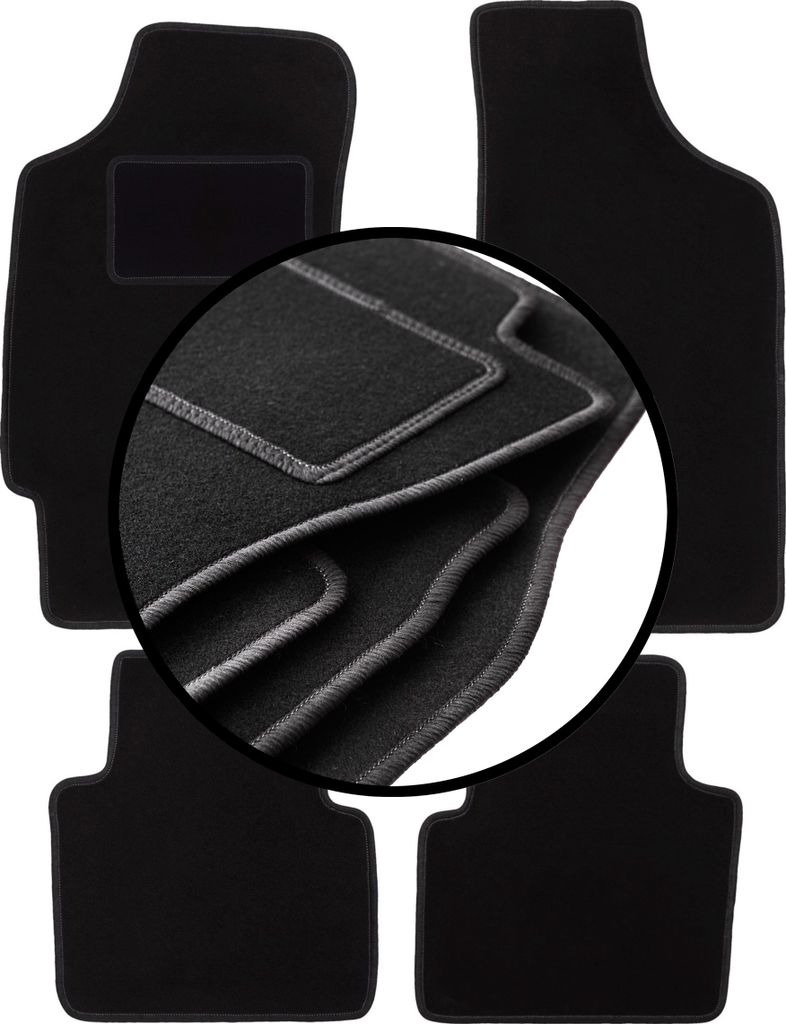 Komplettset Veloursmatten für: Chrysler Neon Limousine (1994-2005)
