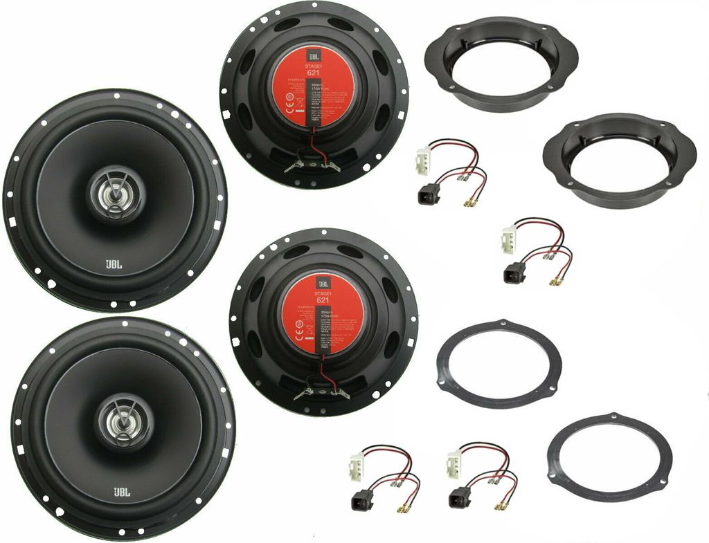 JBL Einbauset für Ford Focus DA3 Bj 04-10 Lautsprecher Tür Produktbild 