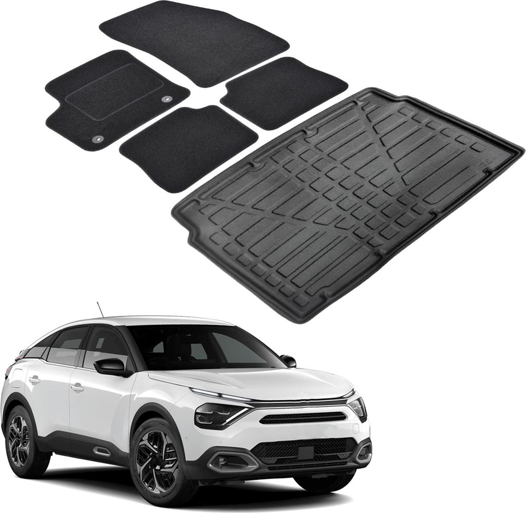 Ensemble Tapis Velours Sur Mesure et Coffre TPE pour Image du produit 