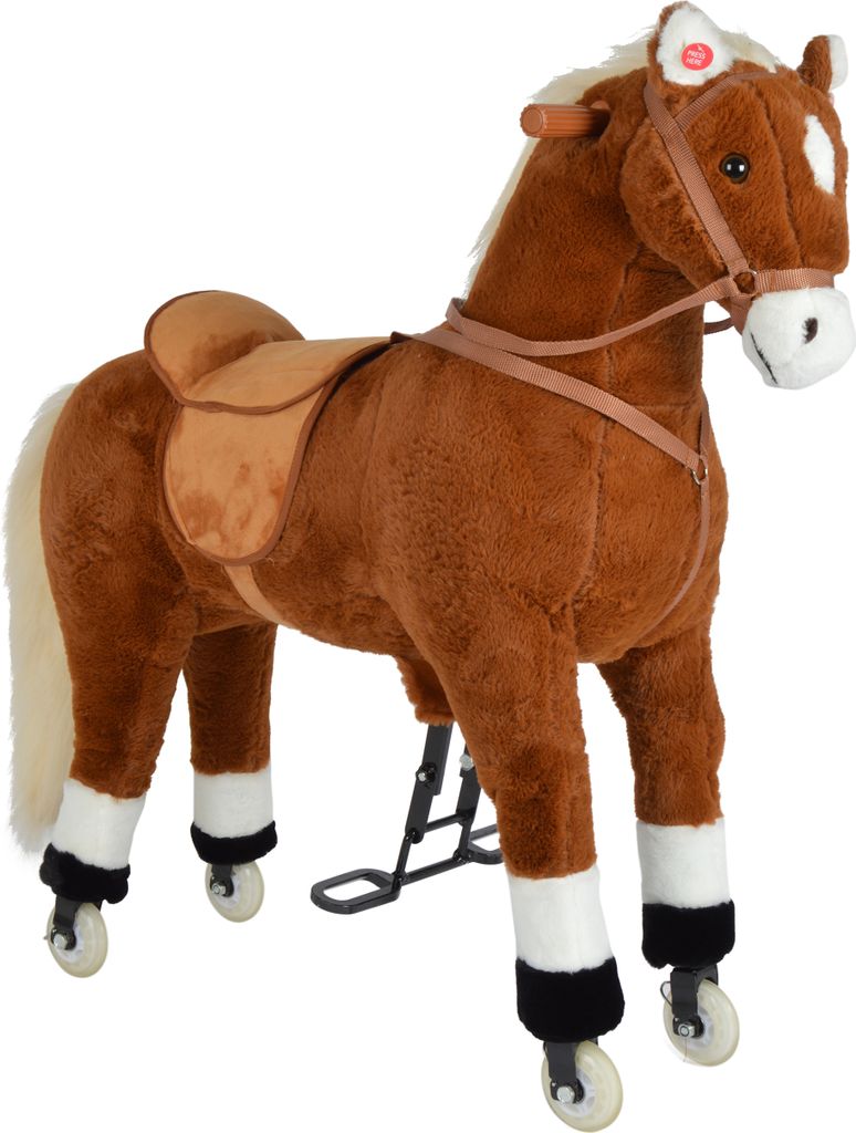 Pink Papaya XXL Reitpferd auf Rollen Amigo, 90cm Produktbild