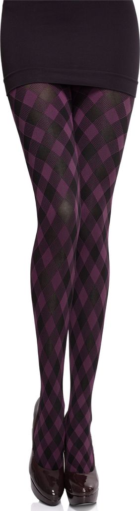 Merry Style Damen blickdichte Strumpfhose MS 317 60 DEN (Violett, M (36-40)) .