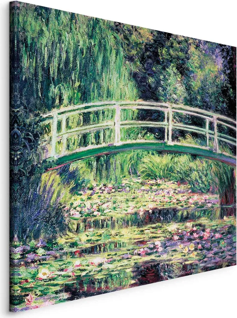 Quadro Decorativo Ninfee Monet 60x60 cm - Stampa TNT Alta Definizione