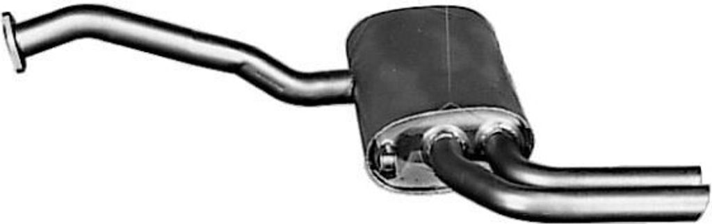 VEGAZ AS-113 Endschalldämpfer für AUDI 90 (89, 89Q, 8A, B3) Auspuff