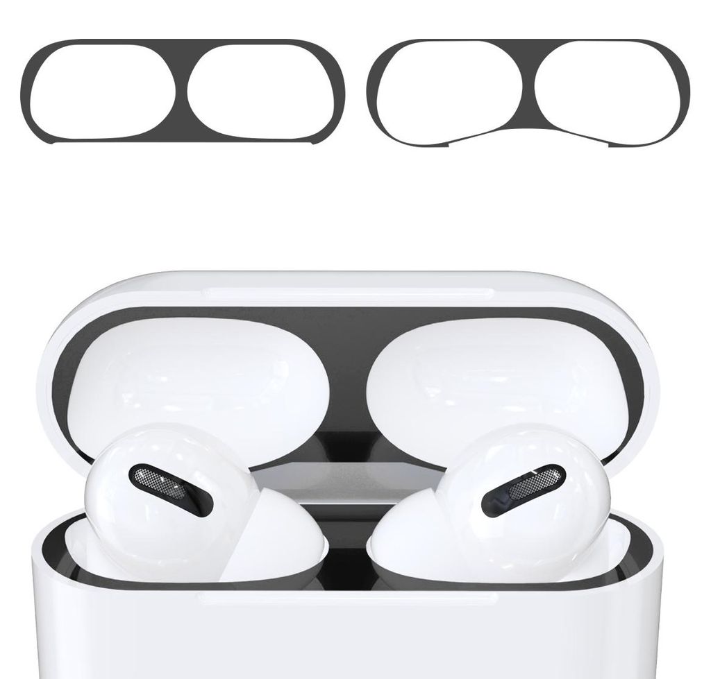 kwmobile Staubschutz Sticker kompatibel mit Apple AirPods Produktbild 