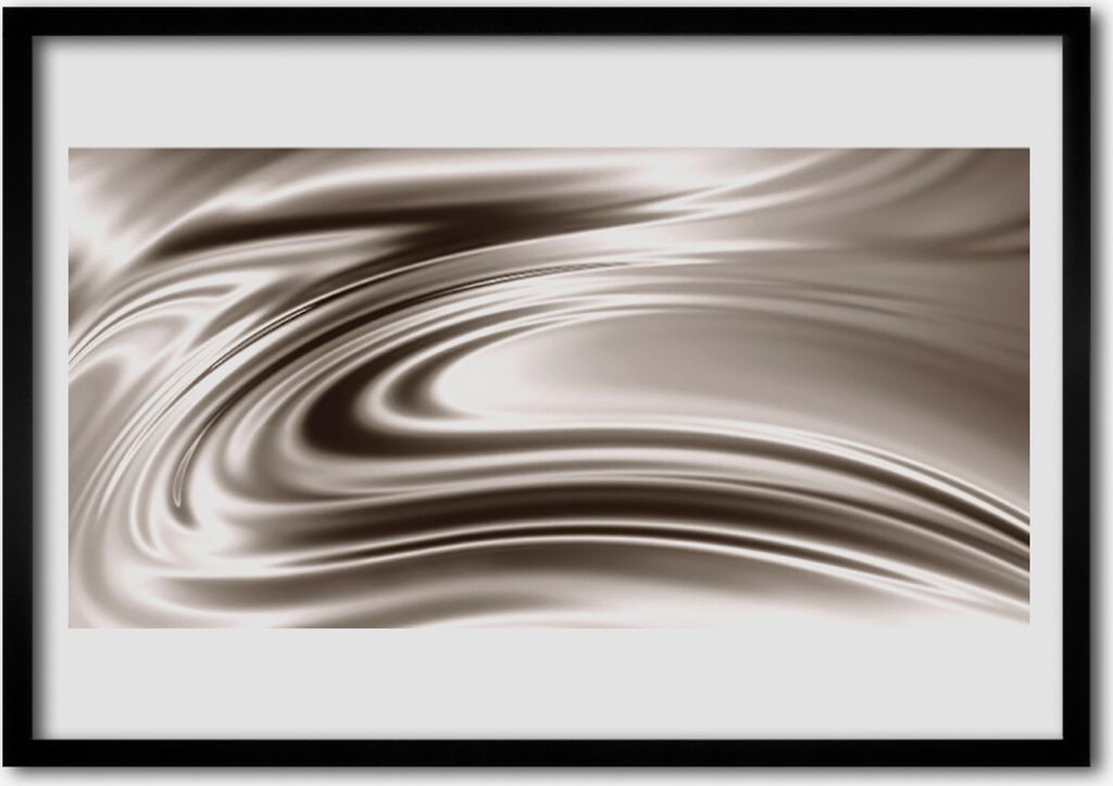Bild 70x50 MDF-Rahmen Wandkunst Abstraction Graphics