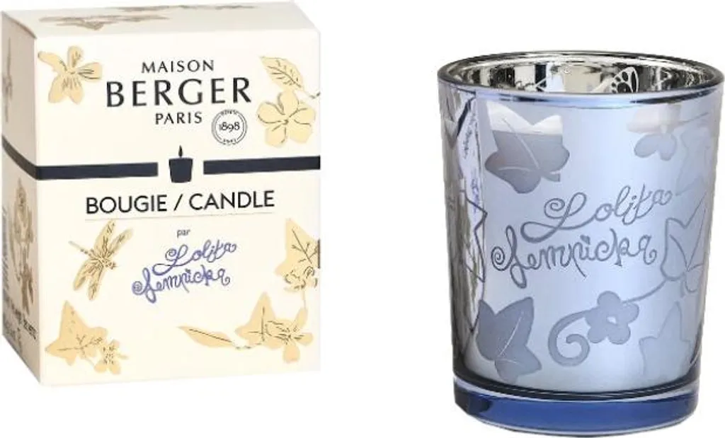 Candela Lolita Lempicka Blu 180g | Profumo Originale Maison Berger