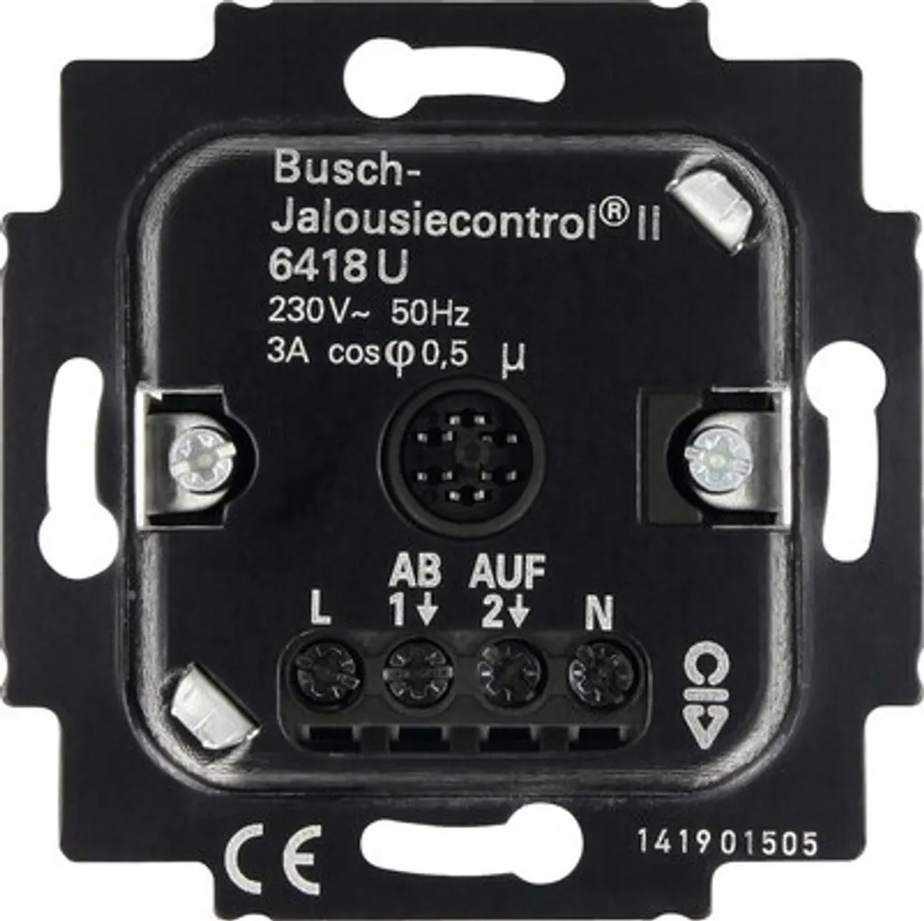 Commande de Store 2 Canaux Busch-Jaeger 6418 U pour Confort Domotique - 2