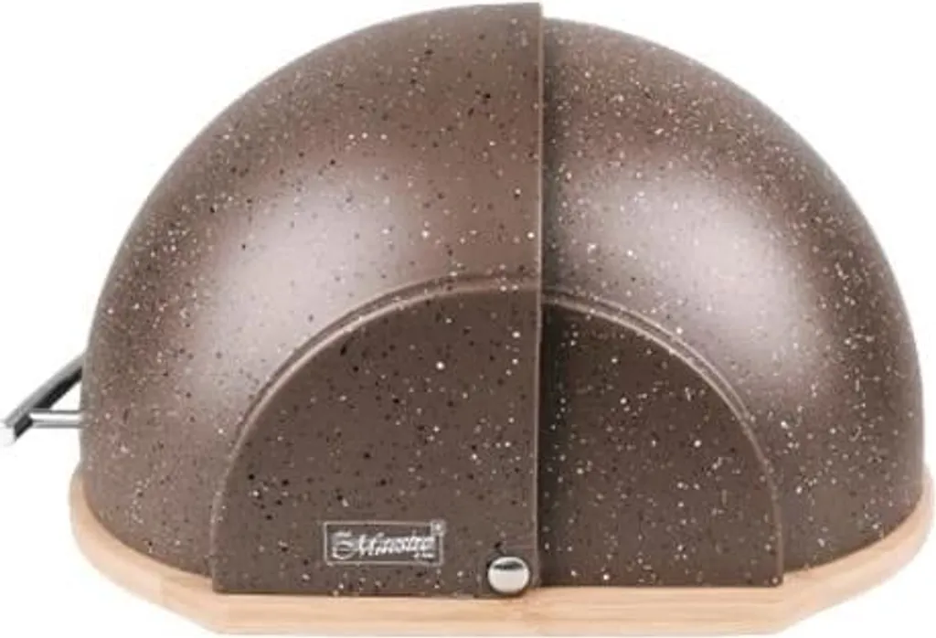 Maestro MR-1678G-BROWN Contenitore Pane in Legno e Plastica Atossica