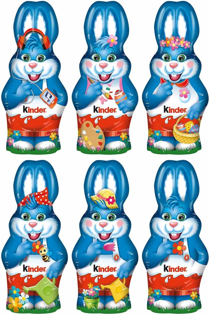 1x kinder Osterhase 160 g Harry Hase – Vollmilchschokolade Produktbild 