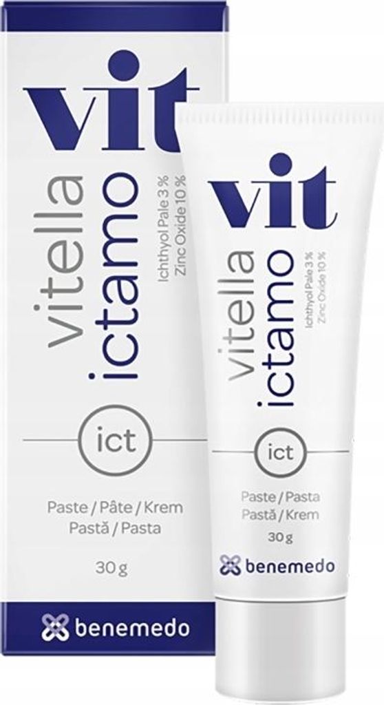 A product shot of a tube of cream and its box.