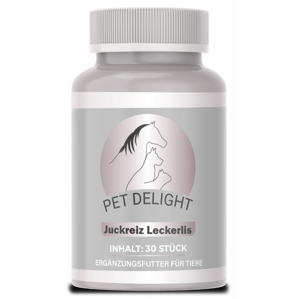 Pet Delight Juckreiz Leckerlis – Leckerli bei Hautproblemen von Haustiere - Beruhigung der Haut - Unterstützung der Linderung von Juckreiz