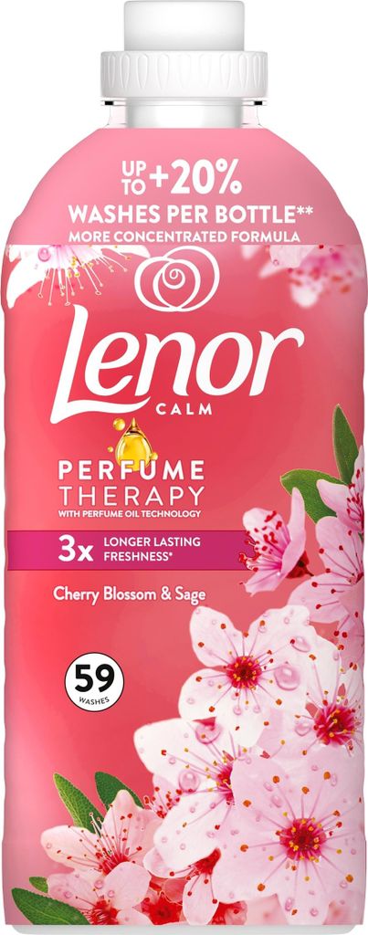 Lenor Płyn do płukania tkanin Cherry Blossom & Sage 1.239l, Zdjęcie produktu 
