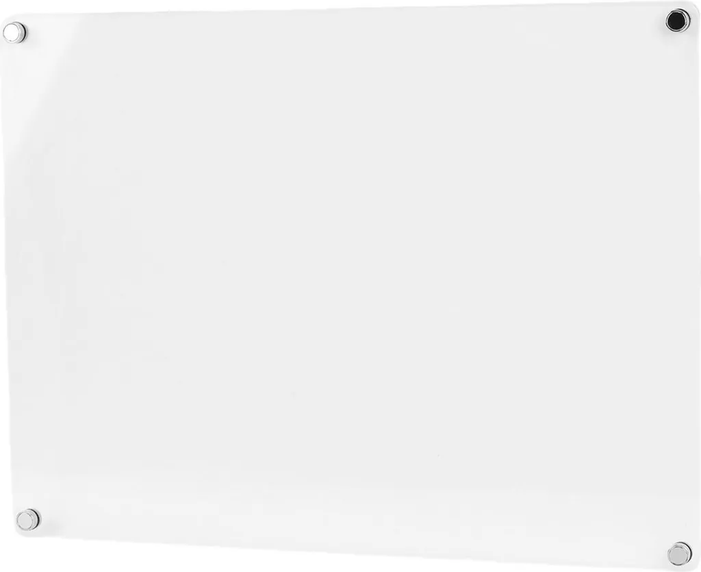 Tableau effaçable à sec en acrylique transparent - Magnétique et robuste - 2