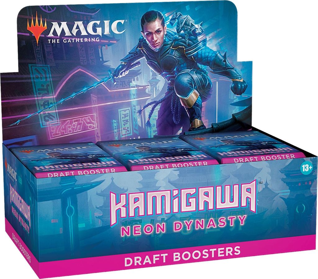 Wizards of the Coast Magic the Gathering Kamigawa: Neon Dynasty Draft-Booster Display (36) englisch