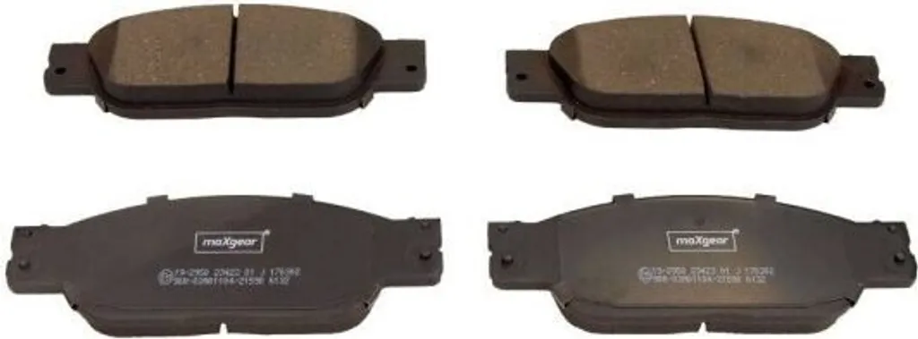 Plaquettes de frein 19-2950 MAXGEAR à haute friction pour S-Type