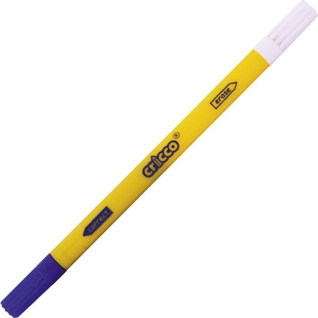 Tintenlöscher CR601, doppelseitig, weiße Radier- und blaue Korrekturspitze, konisch 0,5 cm, blau 0,8 mm