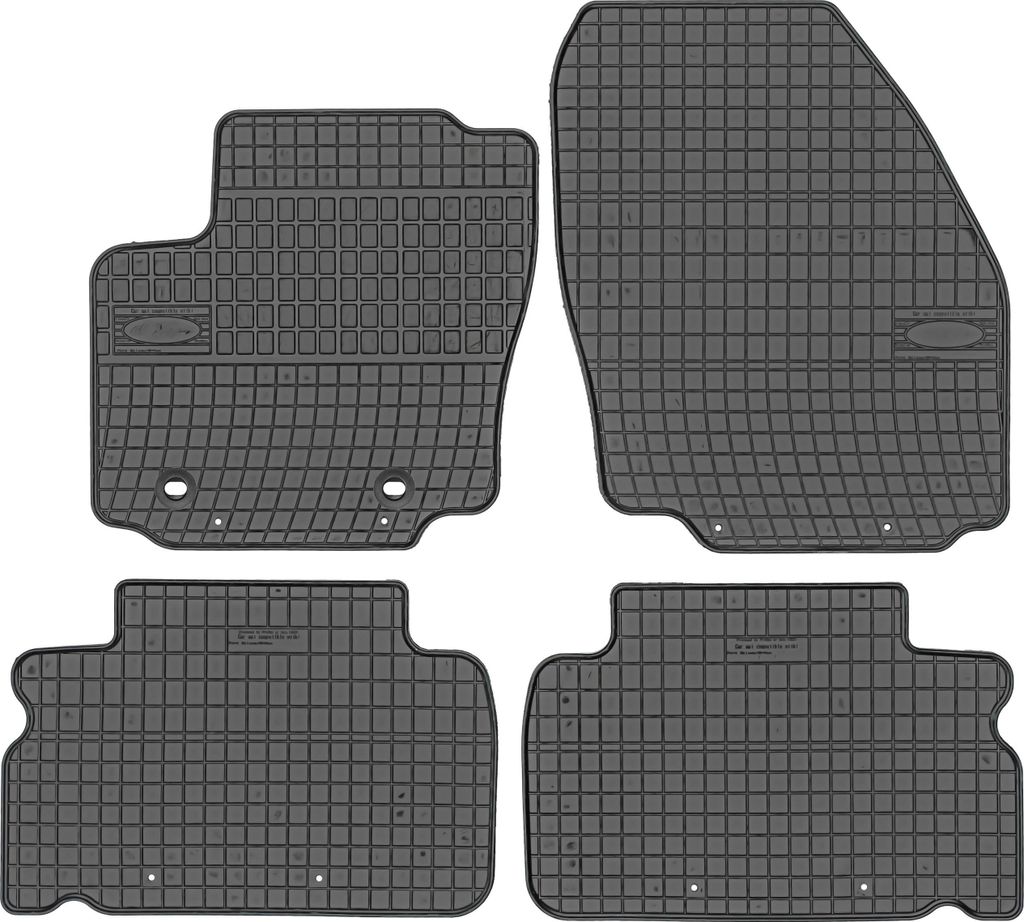 FROGUM ET0304 Fußmatten - Ford S-Max (vor Facelift) 2006-2010, OVAL Fahrerfußraum - INSTALLIERT