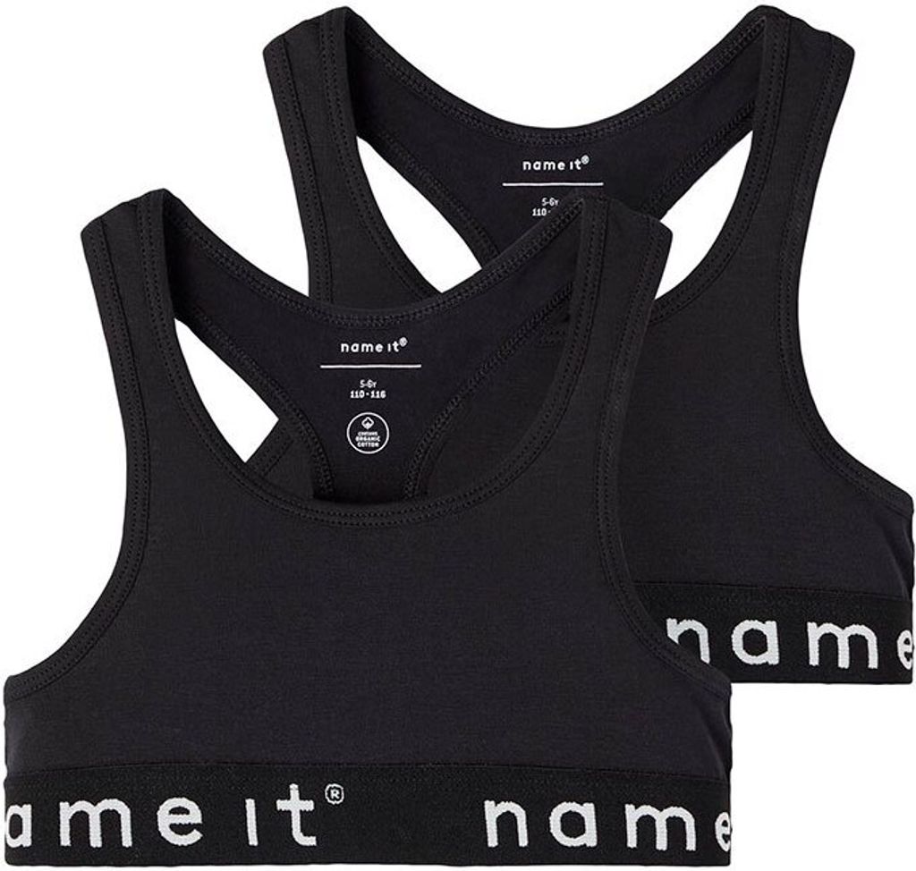 Name It T-shirt 2 Einheiten Schwarz 6 Years Mädchen Schwarz 6 Years