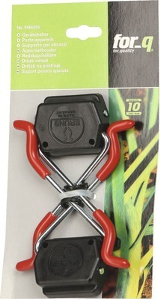 Universal Gerätehalter für sicheren Halt von Kleingeräten und Stielgeräten, 24 cm breit