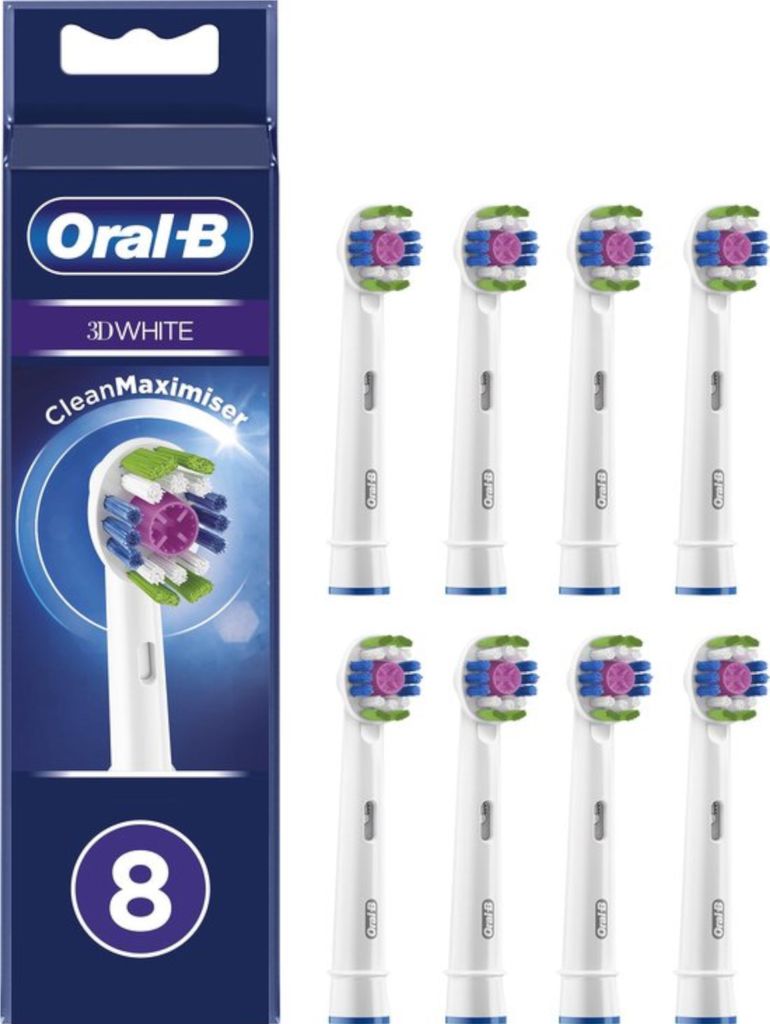 Oral-B CleanMaximiser 3D weiß Aufsteckbürsten 8er Produktbild 