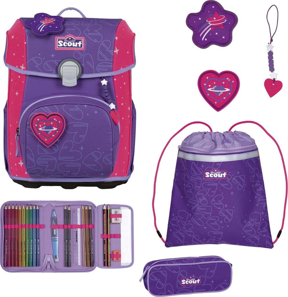 Scout zaino della scuola Superflash Extreme Neo Set 4 Immagine del prodotto 