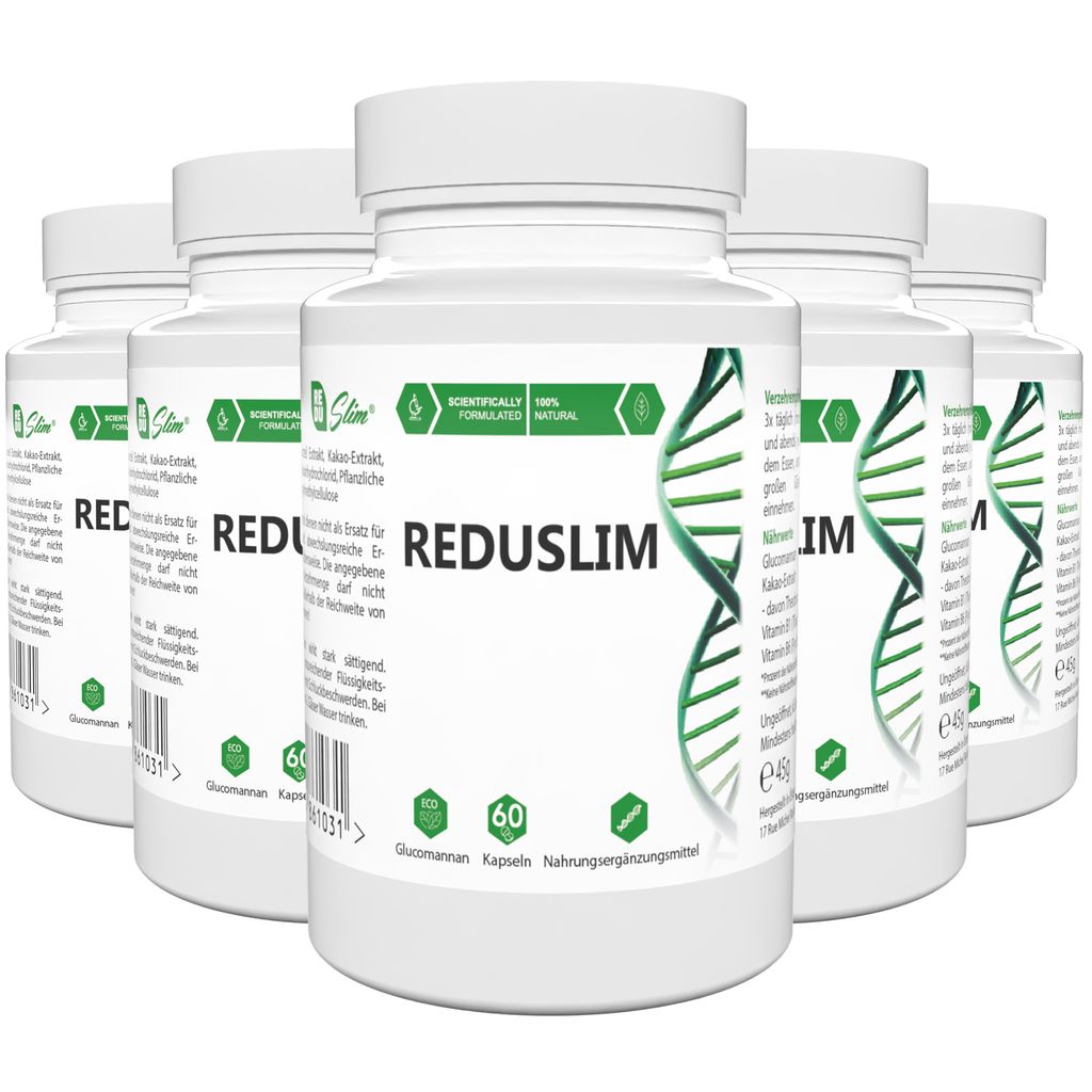 Reduslim - 300 Gélules (5x 60 Gélules), Paquet de 5 Image du produit 
