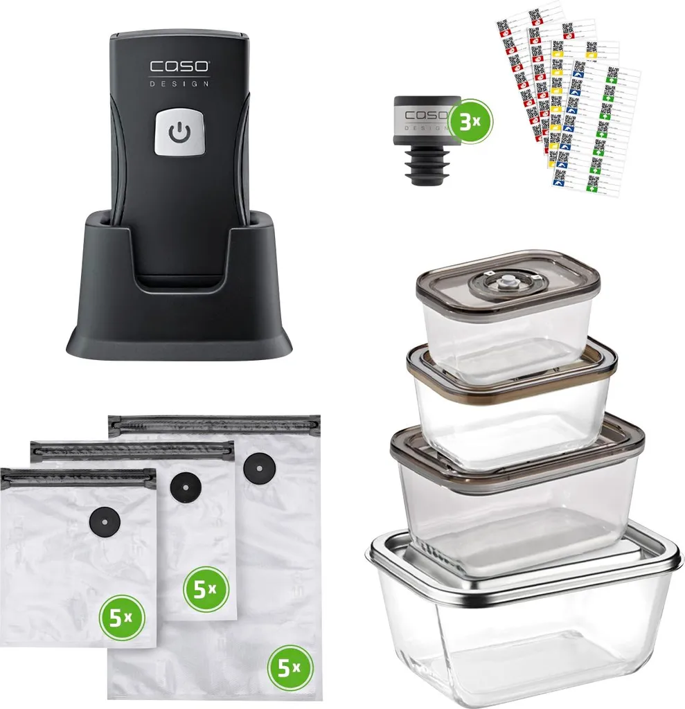 Stop au Gaspillage Alimentaire avec le CASO Vacu OneTouch Pro Set Pro