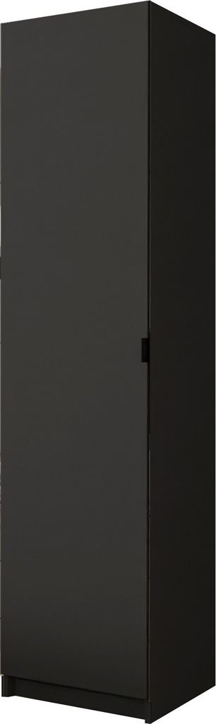 BETTSO Kleine Kleiderschrank Glatter Modulschrank ONYX 50 Schwarz