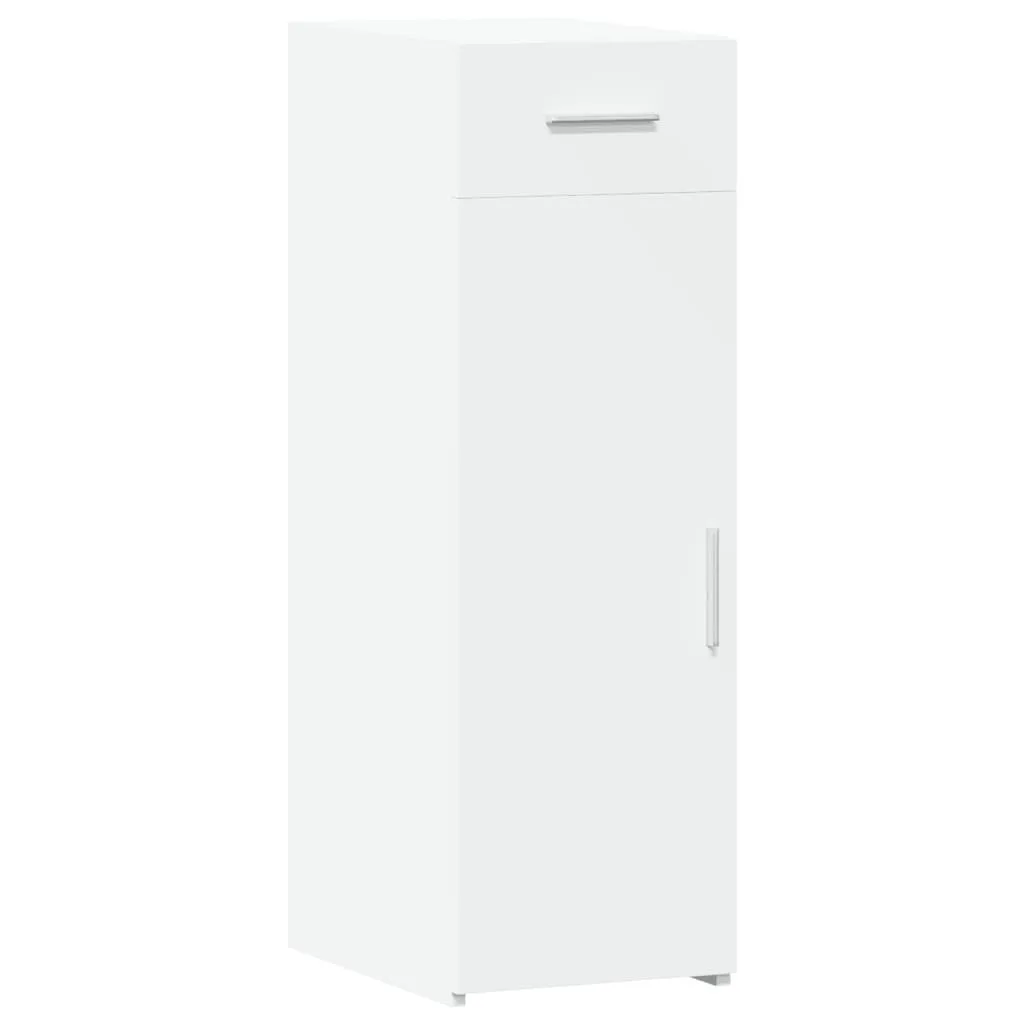 SYFAX Credenza Bianca Bagno e Cucina 30x42,5x93 | Multistrato Resistente