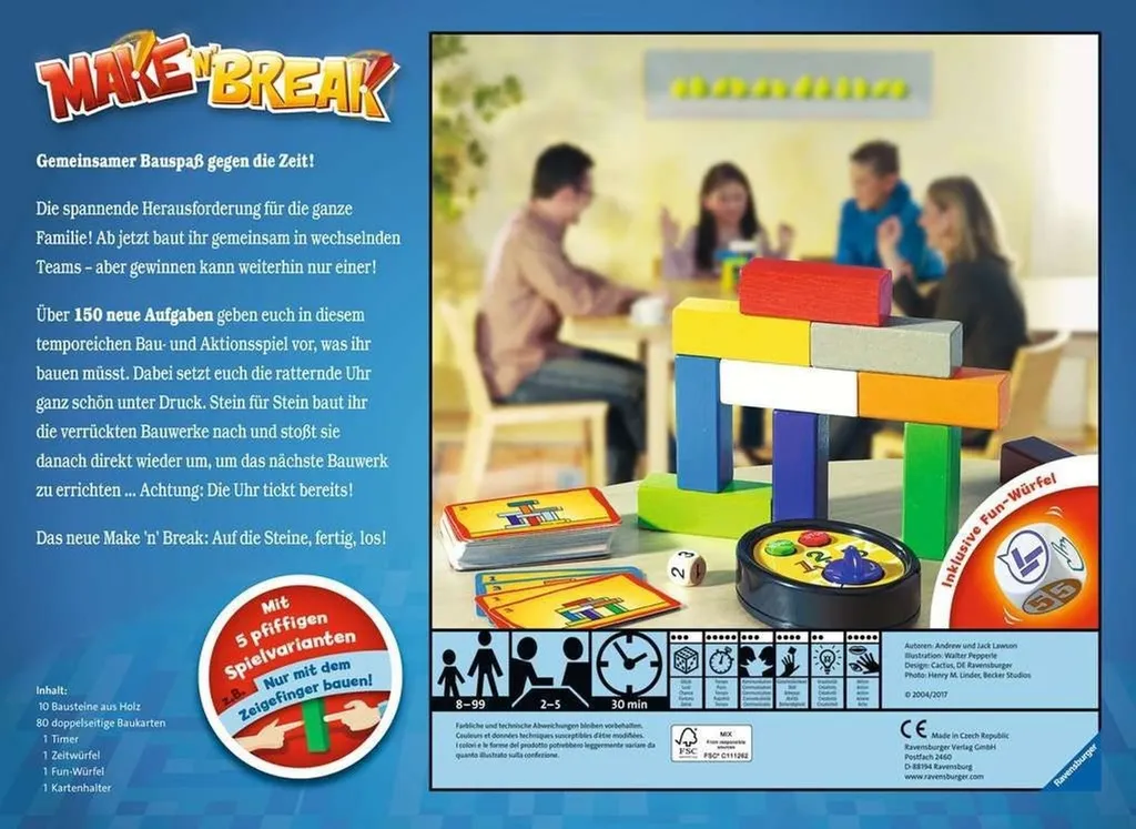 Ravensburger Make 'n' Break '17 - Jeu de société de construction 26750