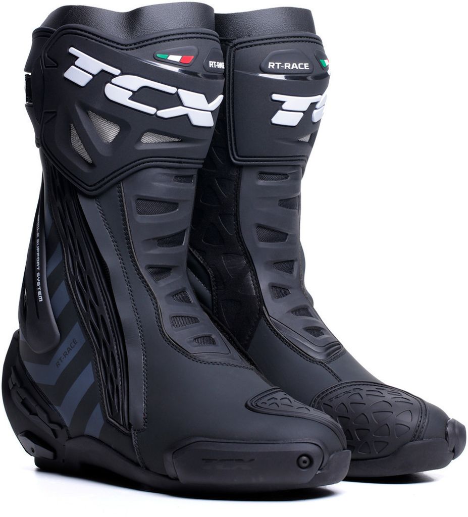 TCX Stiefel RT-Race schwarz-dunkel grau 48