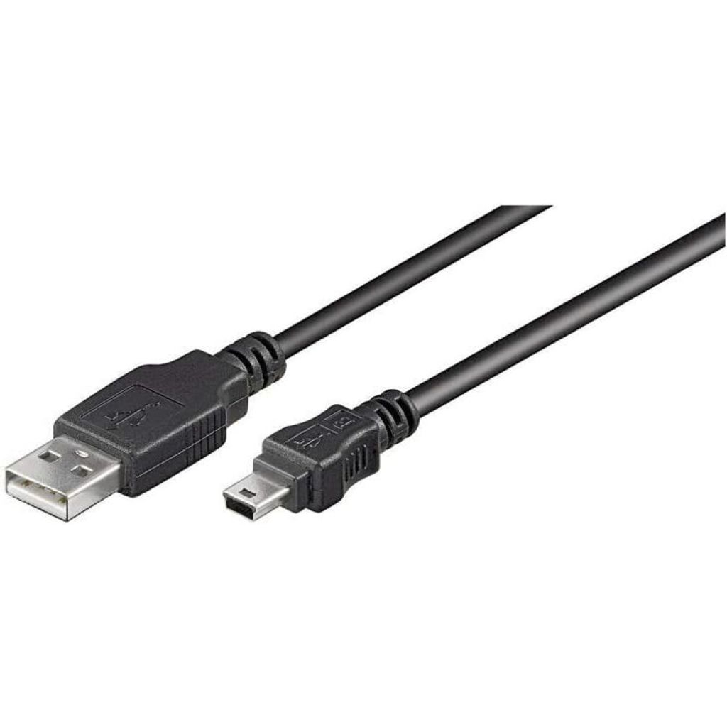 goobay Cavo USB 2.0 A/Mini USB 2.0 B 1,8 m nero, 1 pz. Immagine del prodotto 