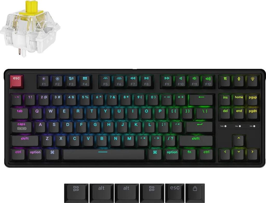 Keychron C3 Pro 8K QMK Gaming Clavier mécanique USB, Image du produit 