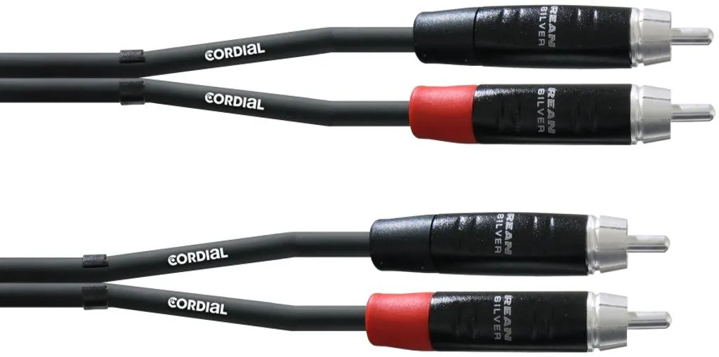 Cavo Audio Cordial CIU 0,9 CC: 2x RCA Rean per Studio e Mixing 0.9m