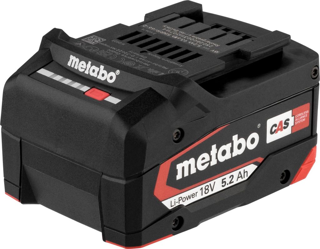 Akumulator Metabo Li-Power 18 V 5,2 Ah Zdjęcie produktu 