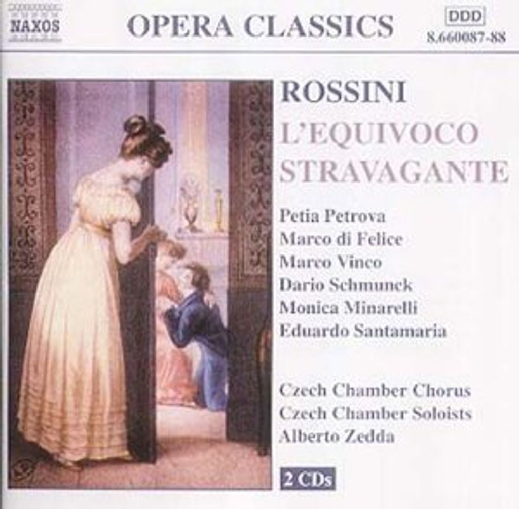 Marco Di Felice - L'equivoco Stravagante (Zedda, Tschechische Kammersolisten) CD