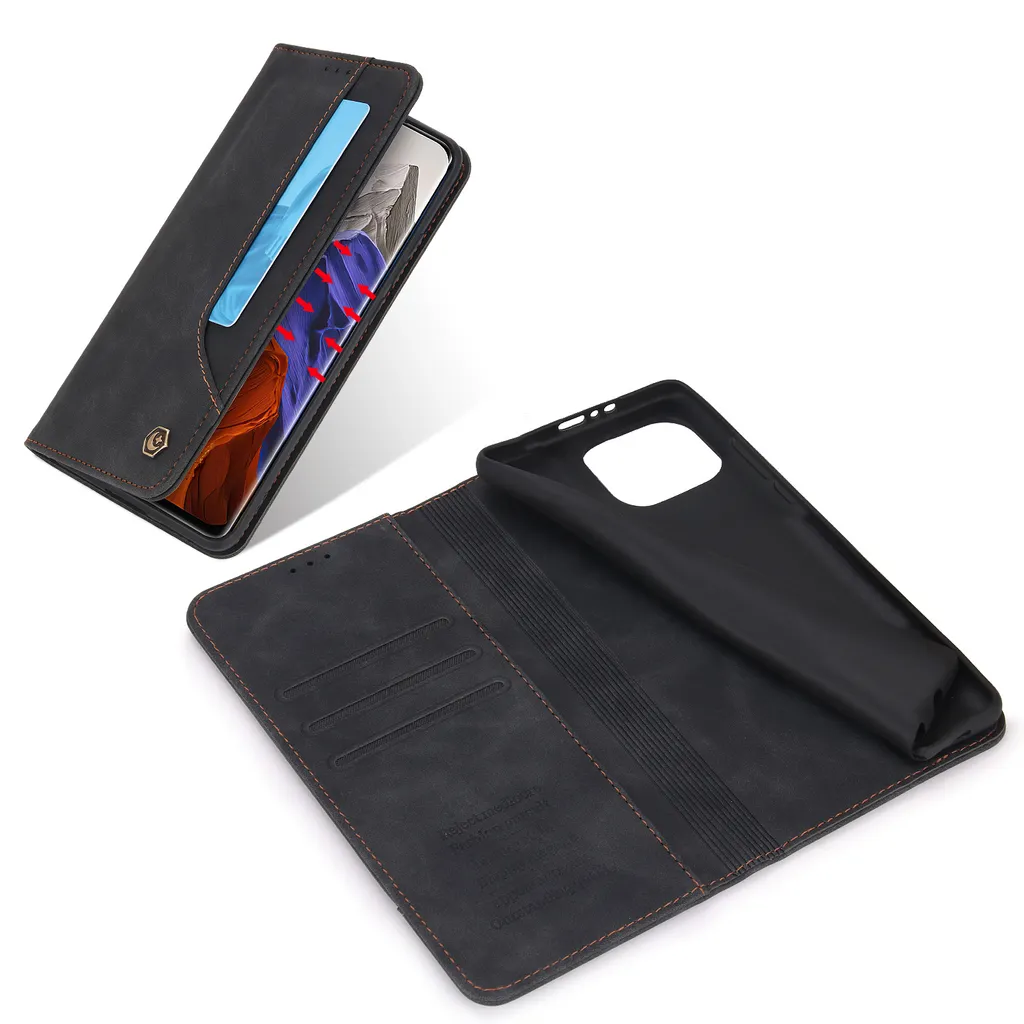 Suncase Custodia In Pelle Tipo Libro Per Xiaomi 11 Lite 5G NE