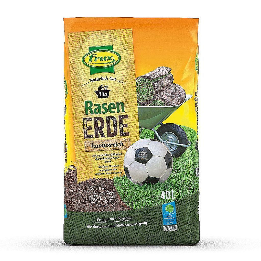 frux®Rasenerde humusreich Natürlich Gut torffrei - 40 Liter Produktbild 2