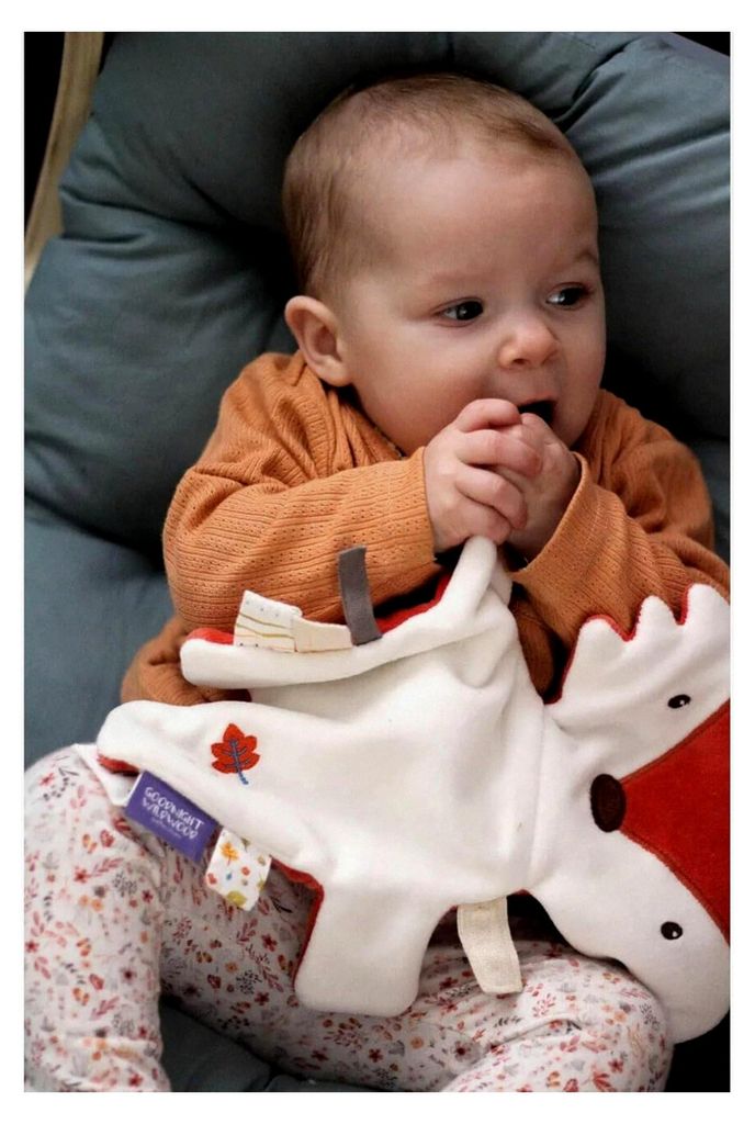 Tikiri Schmusetuch Eule – Weiches Kuscheltuch für Babys | Ideal zum Kuscheln, Spielen und Beruhigen