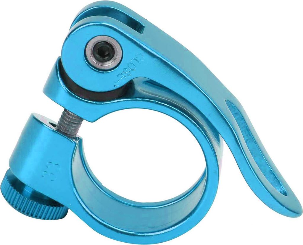 28,6 mm langlebiger Fahrradsitzröhrchen Klemme Aluminiumlegierung Satteleignütze AccessoireBlue