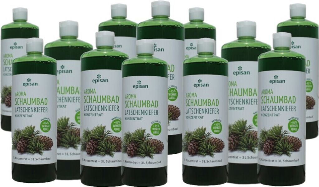 Duftschaumbad Latschenkiefer, 1 Liter, 12 Stück